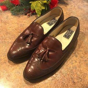 Bostonian Impression Burgundy Tassel Loafers